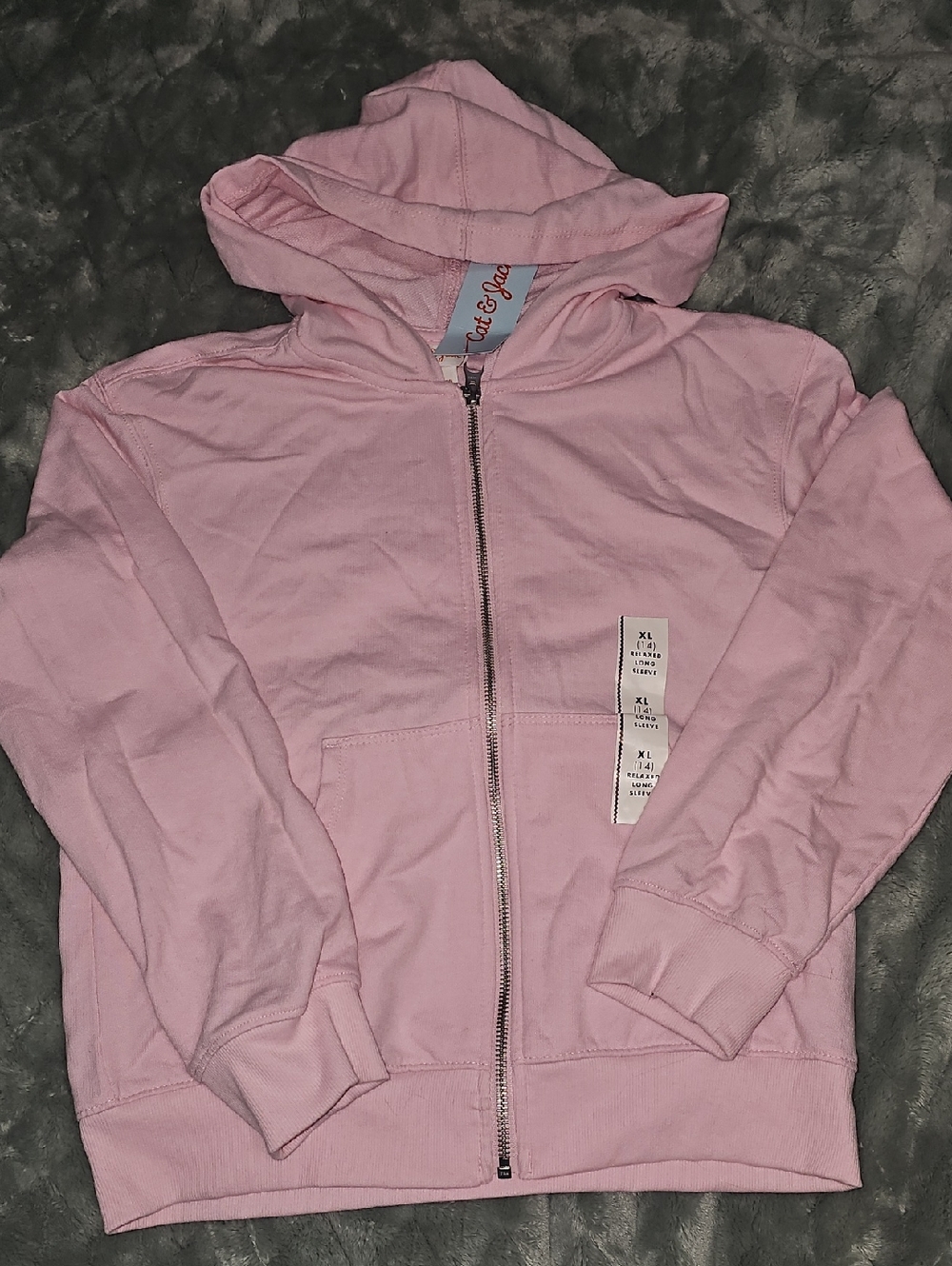 Cat & Jack Zip Up Hoodie Size Xl